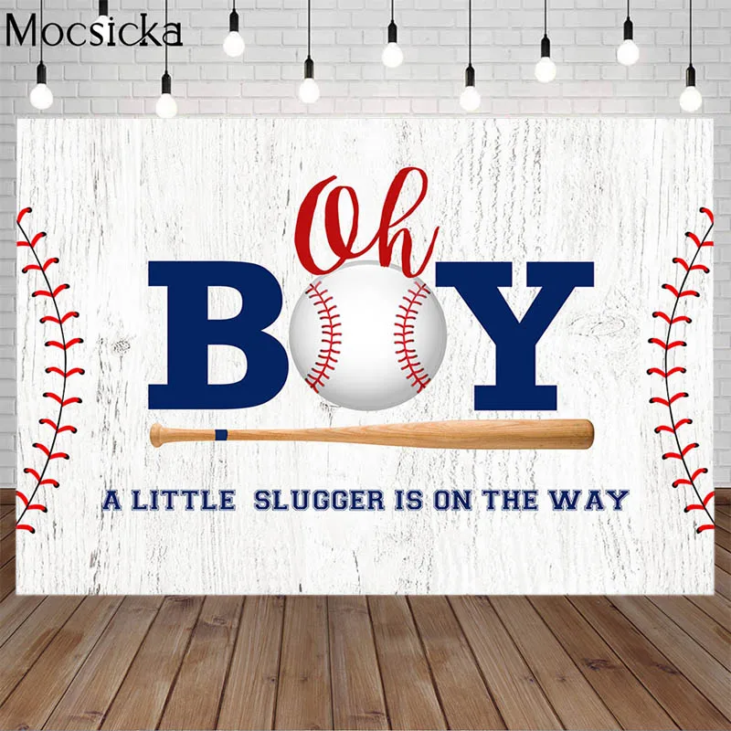 Mocsicka A Little Slugger Is On The Way Backdrop Oh Boy Birthday Party Baseball Baby Shower Photography Background Photo Studio
Mocsicka A Little Slugger Is On The Way Backdrop Oh Boy Birthday Party Baseball Baby Shower Photography Background Photo Studio