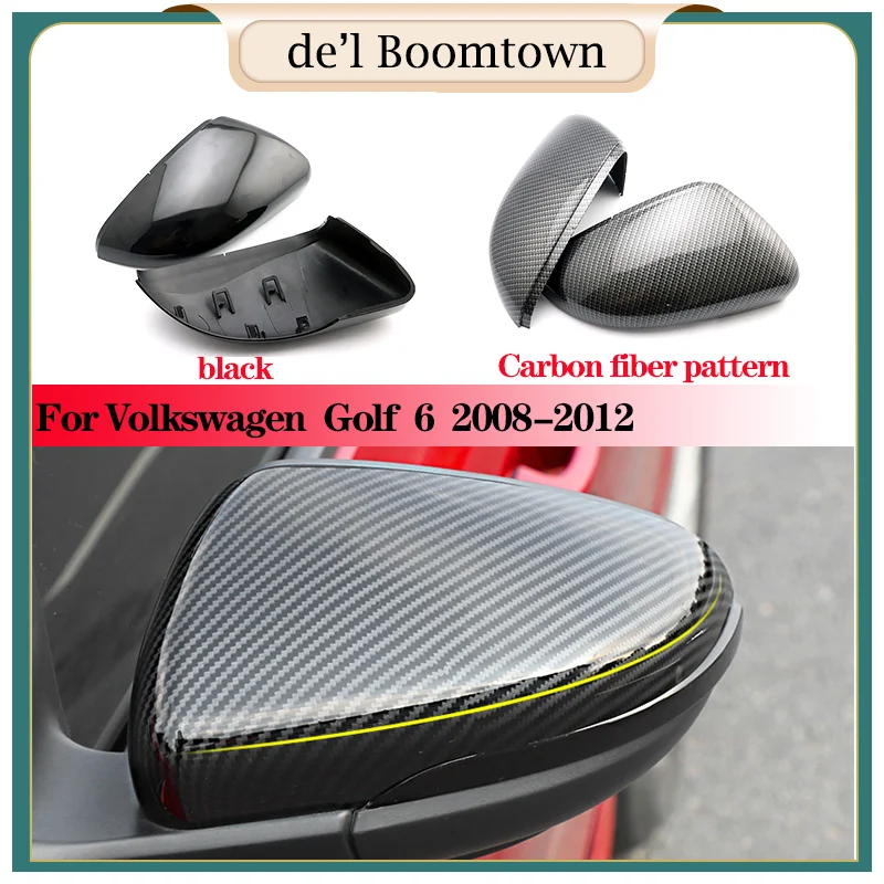 New Car Side RearView Mirror Cover Replacement For Volkswagen Golf 6 2008-2012 Carbon fiber pattern Black Cover
New Car Side RearView Mirror Cover Replacement For Volkswagen Golf 6 2008-2012 Carbon fiber pattern Black Cover