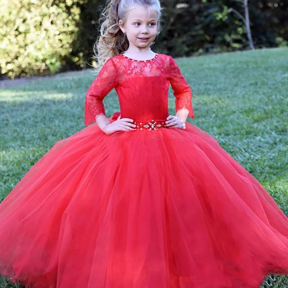 A Line Tulle Kids Formal Wear Baby Children Party Dress Girls Pageant Birthday Christmas Lace Long Sleeve Flower Girls Dresses
A Line Tulle Kids Formal Wear Baby Children Party Dress Girls Pageant Birthday Christmas Lace Long Sleeve Flower Girls Dresses