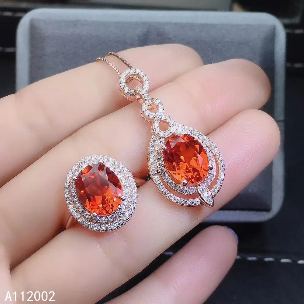 KJJEAXCMY fine jewelry natural garnet 925 sterling silver women gemstone pendant necklace chain ring set support test trendy
KJJEAXCMY fine jewelry natural garnet 925 sterling silver women gemstone pendant necklace chain ring set support test trendy