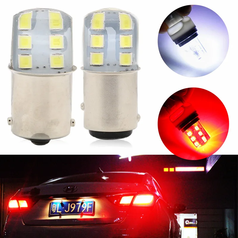 10pcs Strobe flash Blink T25 3157 T20 7443 1157 Silicone 12 SMD 2835 LED reverse lights brake light Parking Lamp White red 12V
10pcs Strobe flash Blink T25 3157 T20 7443 1157 Silicone 12 SMD 2835 LED reverse lights brake light Parking Lamp White red 12V