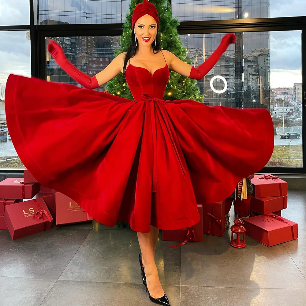 Yipeisha Spaghetti Straps Vintage Red Cocktail Dress Tea Length Prom Gown New Year Birthday Party Dresses Formal Robe de Bal
Yipeisha Spaghetti Straps Vintage Red Cocktail Dress Tea Length Prom Gown New Year Birthday Party Dresses Formal Robe de Bal