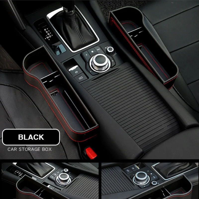 Car Storage Box Universal Car Seat Card Phone Holder Pocket Seat Bottle Keys Leather Gap Slit Pocket Catcher Organizer Case
Car Storage Box Universal Car Seat Card Phone Holder Pocket Seat Bottle Keys Leather Gap Slit Pocket Catcher Organizer Case