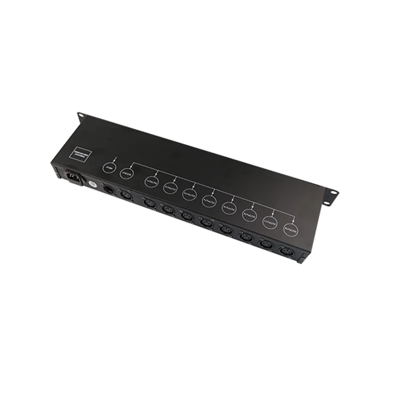 Stage Lights Controller 8 Output DMX512 Splitter Light Signal Amplifier Splitter 8 Way DMX Distributor For Stage Light Equipment
Stage Lights Controller 8 Output DMX512 Splitter Light Signal Amplifier Splitter 8 Way DMX Distributor For Stage Light Equipment