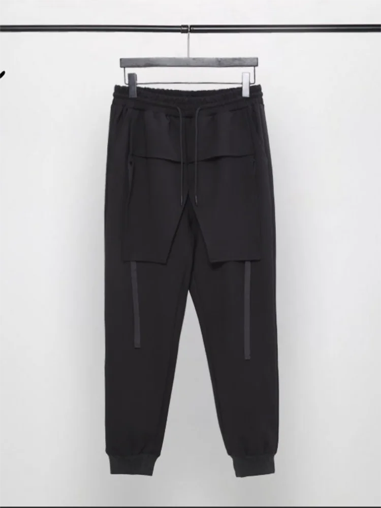 Men's Casual Pants Spring And Autumn New Dark Elastic Waist Three-Dimensional Cutting Splicing False Two Sports Pants
Men's Casual Pants Spring And Autumn New Dark Elastic Waist Three-Dimensional Cutting Splicing False Two Sports Pants