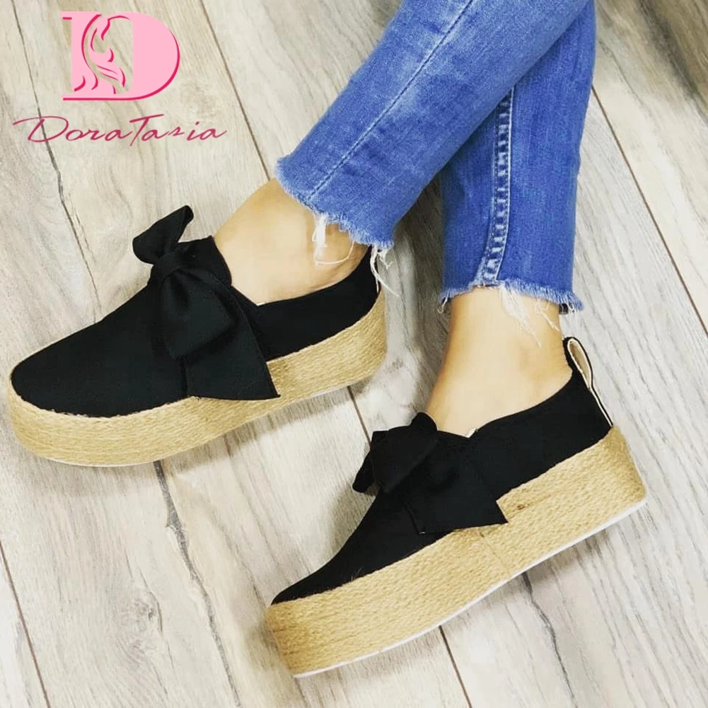 DoraTasia 2020 New Arrivals Large Size 43 Women Loafers Flats Round Toe Med Heel Butterfly-kont Flats Spring/Autumn Woman Shoes
DoraTasia 2020 New Arrivals Large Size 43 Women Loafers Flats Round Toe Med Heel Butterfly-kont Flats Spring/Autumn Woman Shoes