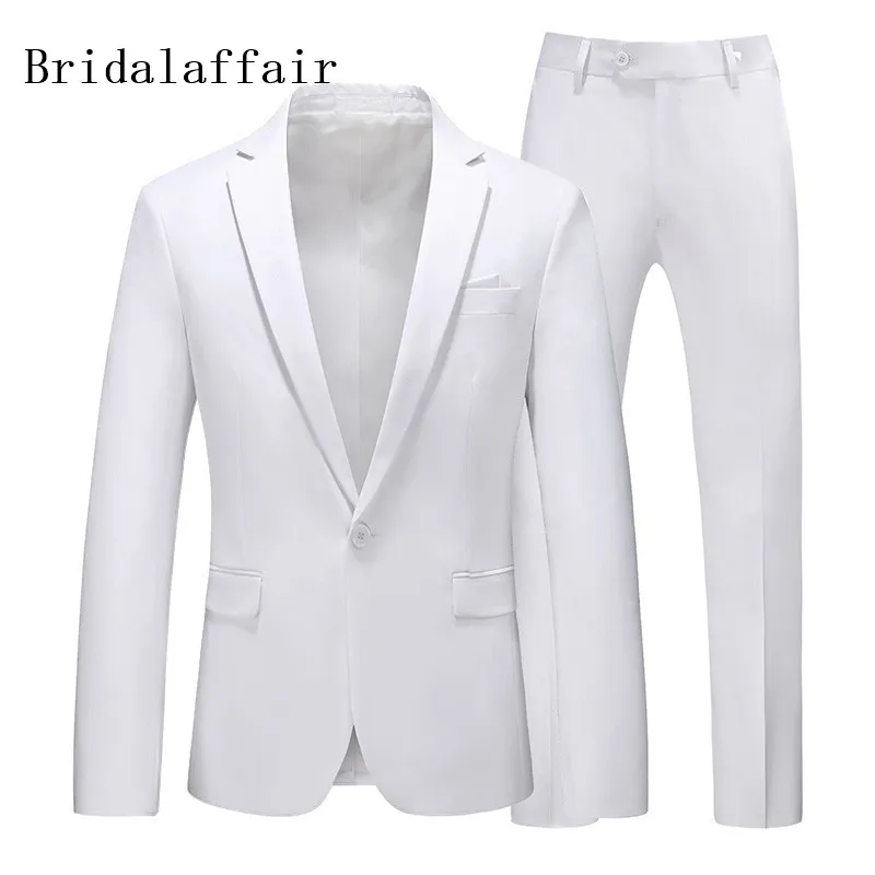 KUSON Men's White Suit Elegant Wedding Prom Tuxedos Suits for Men Peaked Lapel 2 Pieces Blazer Coat Pants Costume Homme Slim Fit
KUSON Men's White Suit Elegant Wedding Prom Tuxedos Suits for Men Peaked Lapel 2 Pieces Blazer Coat Pants Costume Homme Slim Fit