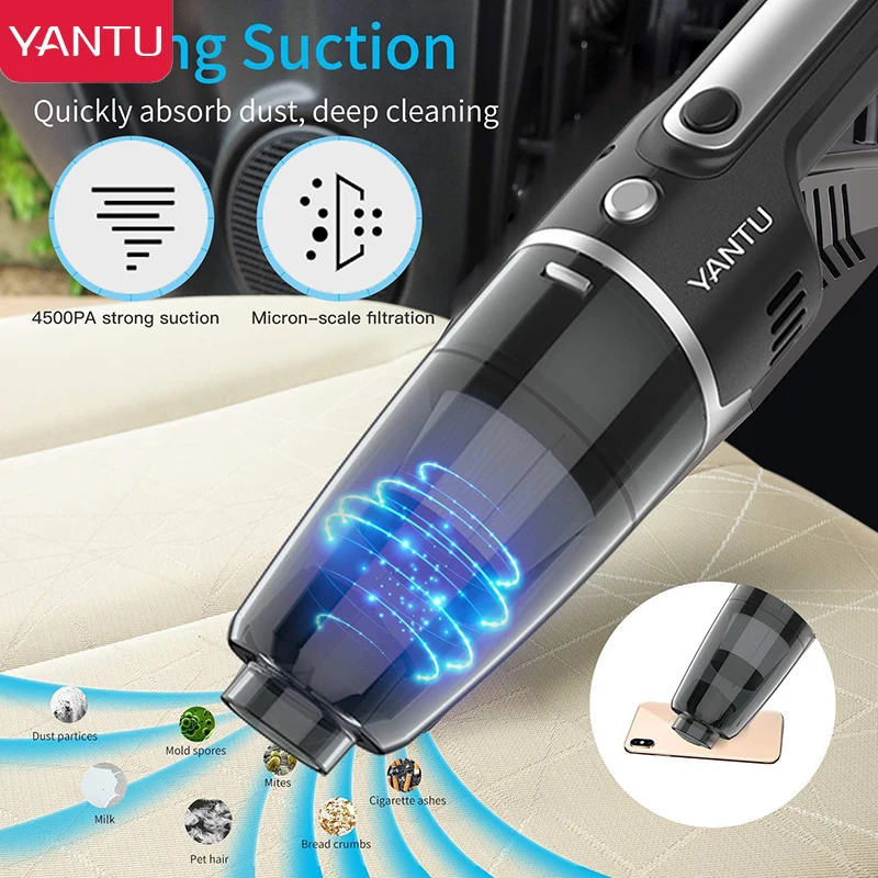 Portable Handheld Vacuum Cleaning 120W Cordless car vaccume cleaner High Power 5000Pa Quick Charge Mini Cleaners Wireless
Portable Handheld Vacuum Cleaning 120W Cordless car vaccume cleaner High Power 5000Pa Quick Charge Mini Cleaners Wireless
