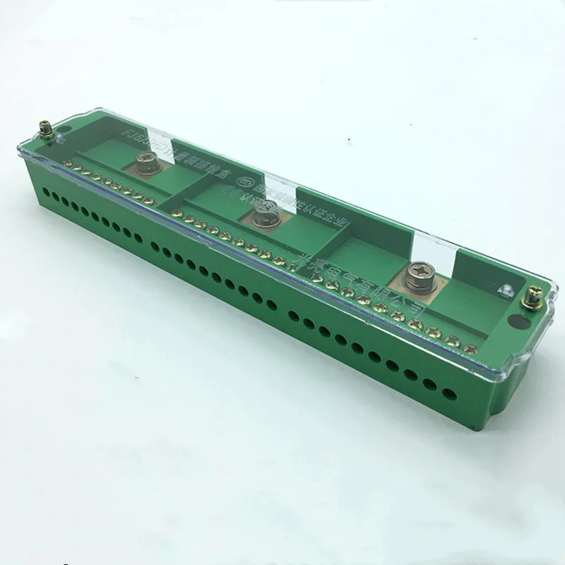 3-in 30-out Wiring Terminal Distribution Box High-CurrentThree-Phase Junction Box Terminal Block Retardant Metering Cabinet
3-in 30-out Wiring Terminal Distribution Box High-CurrentThree-Phase Junction Box Terminal Block Retardant Metering Cabinet