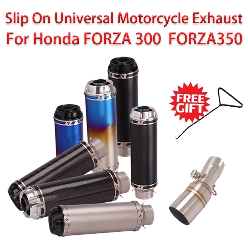 Slip On For Honda FORZA300 FORZA350 Motorcycle Exhaust Escape Middle Link Pipe Middle Link Pipe Stainless Steel Muffler
Slip On For Honda FORZA300 FORZA350 Motorcycle Exhaust Escape Middle Link Pipe Middle Link Pipe Stainless Steel Muffler