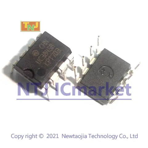 50 sztuk UC3845BN DIP UC3845B UC3845 wysokowydajny tryb prądu układ kontrolera Pwm IC