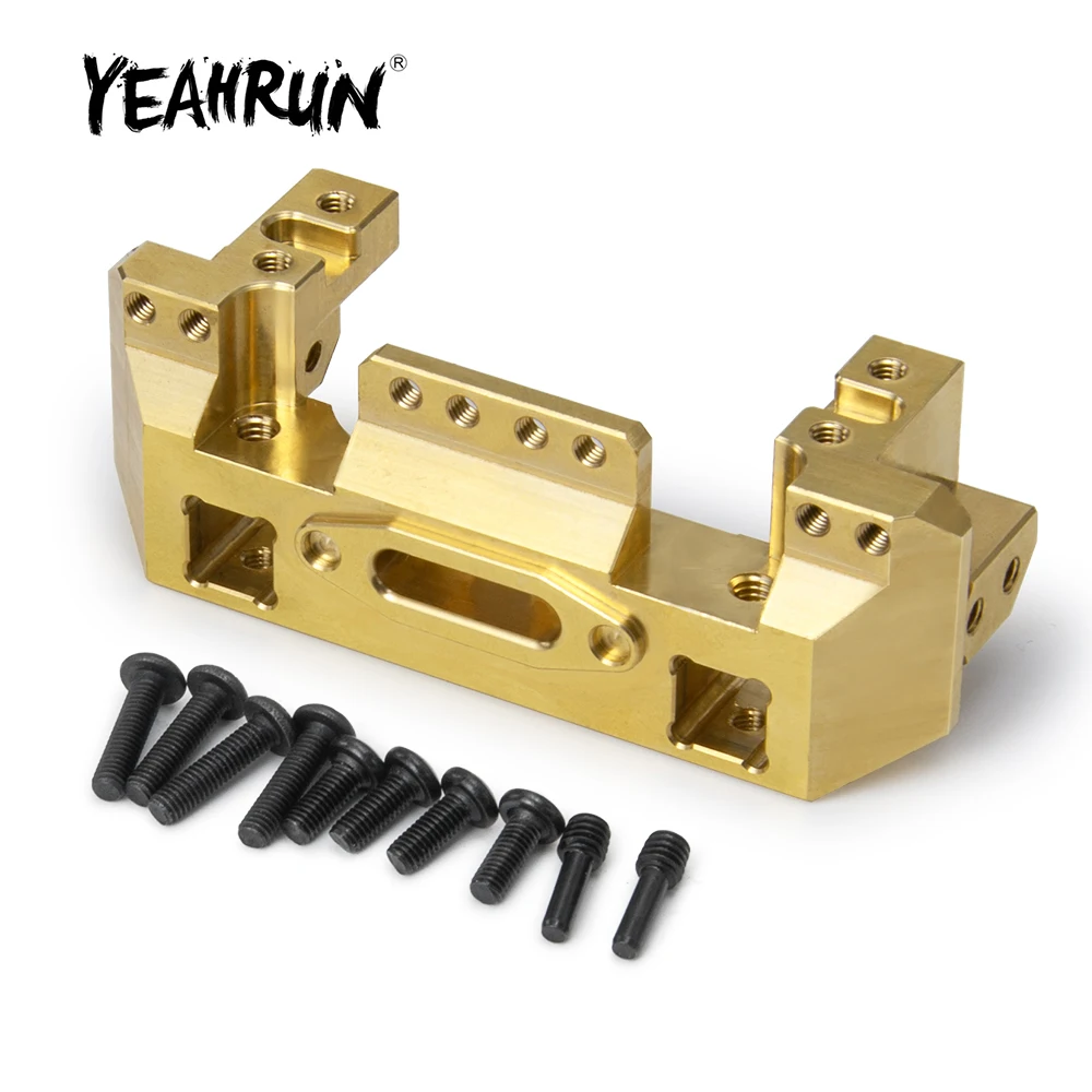 Сверхмощный латунный передний бампер YEAHRUN 118g с сервоприводом для детской модели TRX4 1/10, детали для радиоуправляемого гусеничного автомобиля
Сверхмощный латунный передний бампер YEAHRUN 118g с сервоприводом для детской модели TRX4 1/10, детали для радиоуправляемого гусеничного автомобиля