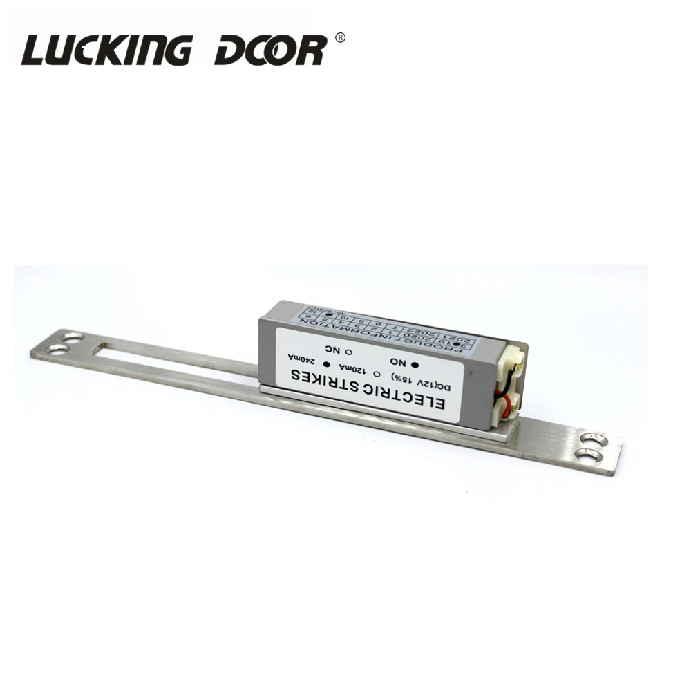 Electric Strike door lock Fail Secure Fail Safe NO NC Electric Strike Door Lock DC12V Long panel Dual port
Electric Strike door lock Fail Secure Fail Safe NO NC Electric Strike Door Lock DC12V Long panel Dual port