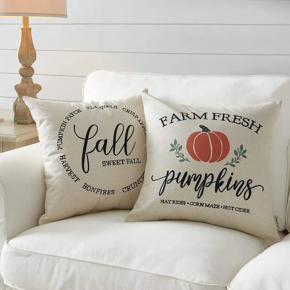 Cushion Cover Autumn Decoration Pillow Cover Outdoor Farmhouse Throw Pillows Sofa Living Room Funda Cojin 45x45cm Housewarming
Cushion Cover Autumn Decoration Pillow Cover Outdoor Farmhouse Throw Pillows Sofa Living Room Funda Cojin 45x45cm Housewarming