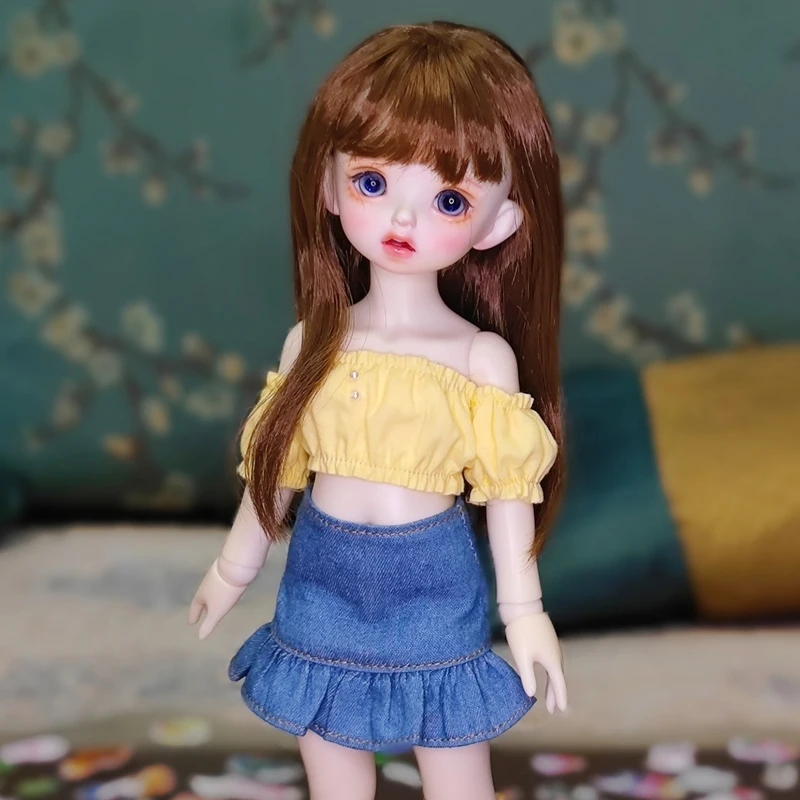 1/6bjd doll clothes T-shirt denim skirt skirt suitable for yosd, 30cm bjd doll clothes accessories
1/6bjd doll clothes T-shirt denim skirt skirt suitable for yosd, 30cm bjd doll clothes accessories