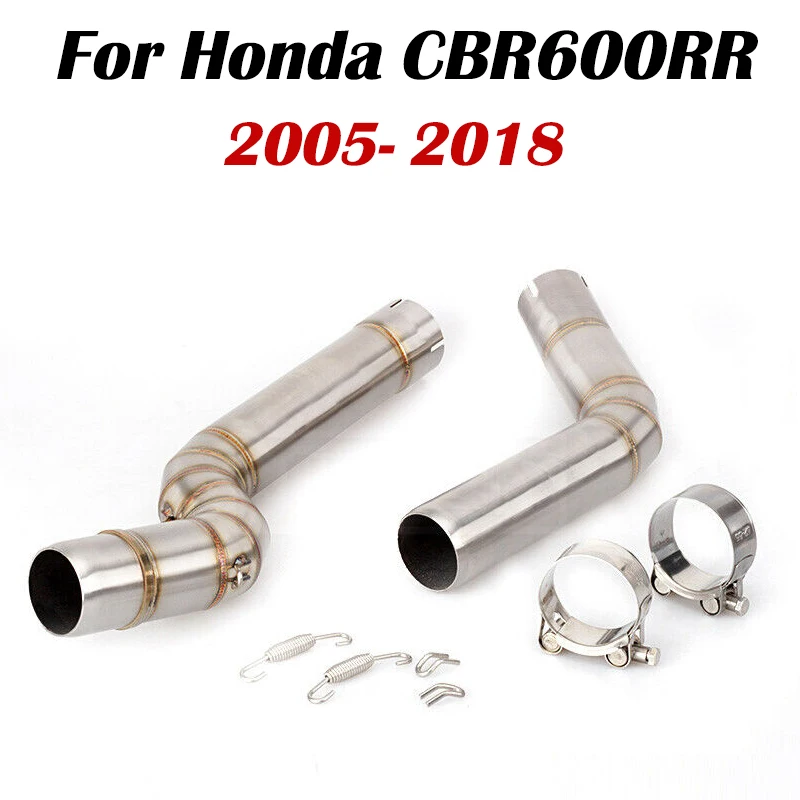 For Honda CBR600RR 2003-2004 2004-2007 2005-2015 Motorcycle Exhaust Middle Mid Link Pipe Muffler Connect Tube Stainless Steel
For Honda CBR600RR 2003-2004 2004-2007 2005-2015 Motorcycle Exhaust Middle Mid Link Pipe Muffler Connect Tube Stainless Steel