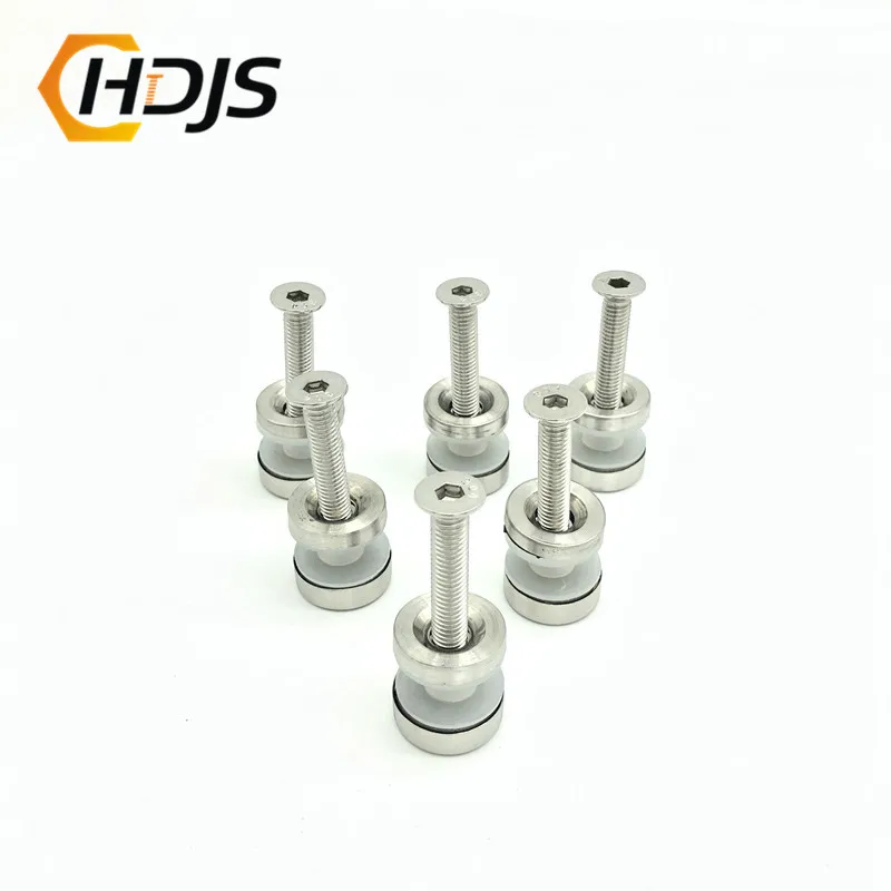 304 stainless steel double head screw M8 hexagonal glass screw stair handrail column clamping bolt
304 stainless steel double head screw M8 hexagonal glass screw stair handrail column clamping bolt