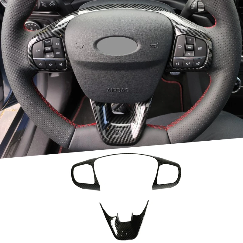 For Ford Fiesta MK8 2017 2018 2019 Accessories ABS Carbon Fiber/Matte/Red ST Car Steering Wheel Trim Control Button Frame Cover
For Ford Fiesta MK8 2017 2018 2019 Accessories ABS Carbon Fiber/Matte/Red ST Car Steering Wheel Trim Control Button Frame Cover