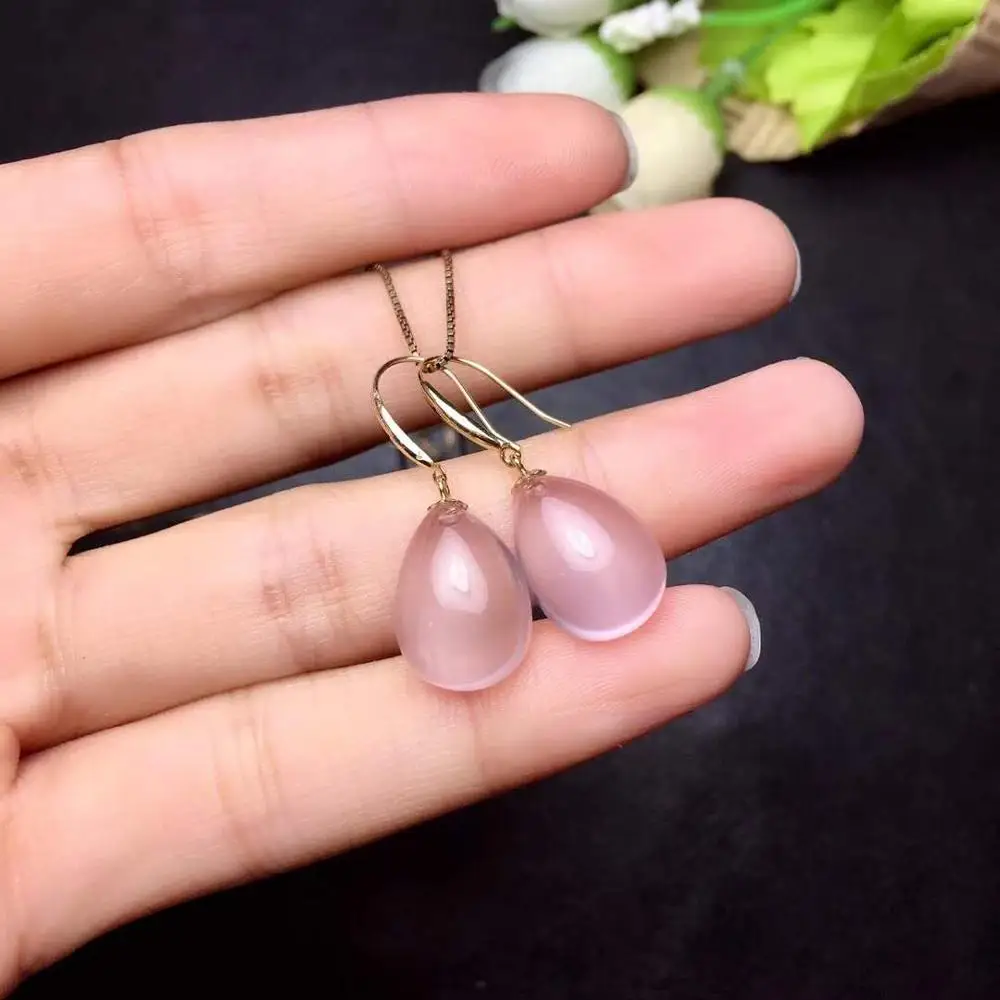 Real And Natural Rose Quartz Earring Real 925 Silver sterling Fine Charm Jewelry for Women Wedding Party Earring
Real And Natural Rose Quartz Earring Real 925 Silver sterling Fine Charm Jewelry for Women Wedding Party Earring
