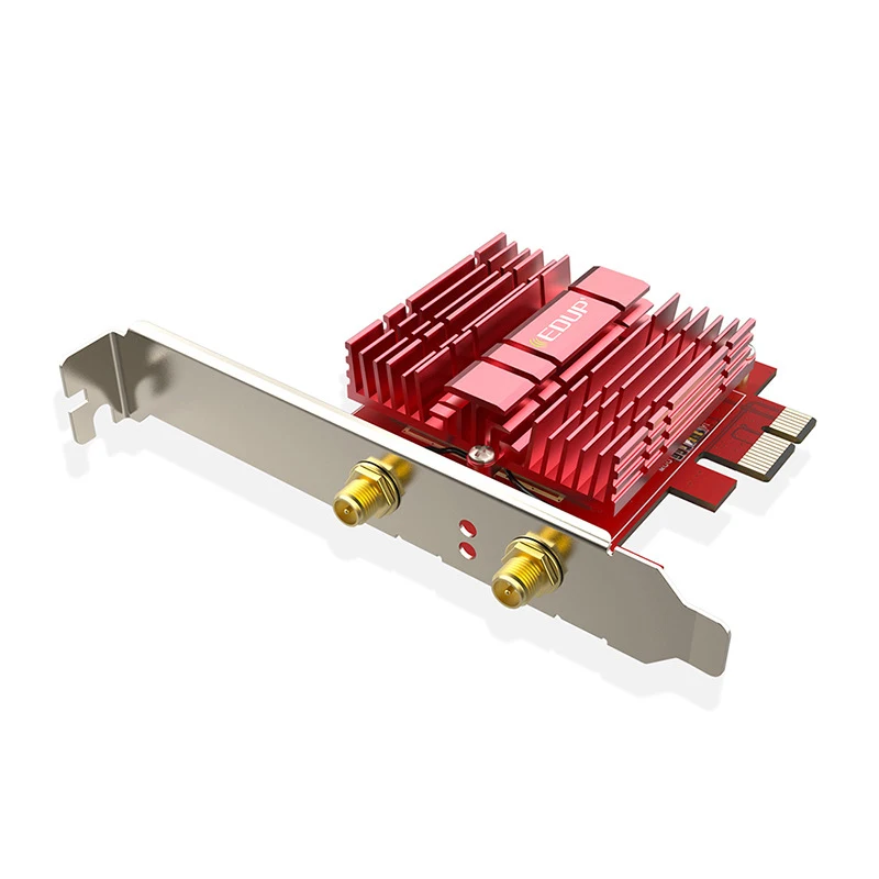 Беспроводная сетевая карта интерфейса PCI-E WIFI 6, игровая профессиональная настольная беспроводная сетевая карта AX200 Bluetooth 5.0
Беспроводная сетевая карта интерфейса PCI-E WIFI 6, игровая профессиональная настольная беспроводная сетевая карта AX200 Bluetooth 5.0