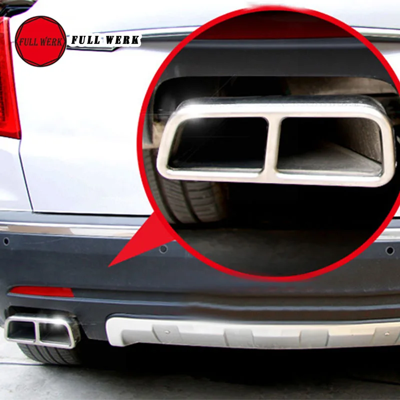 1 Pair Stainless Steel Car Rear Exhaust End Tip Pipe Outlet Trim Decoration Cover Frame Decor Sticker for Cadillac XT5 2016-2018
1 Pair Stainless Steel Car Rear Exhaust End Tip Pipe Outlet Trim Decoration Cover Frame Decor Sticker for Cadillac XT5 2016-2018
