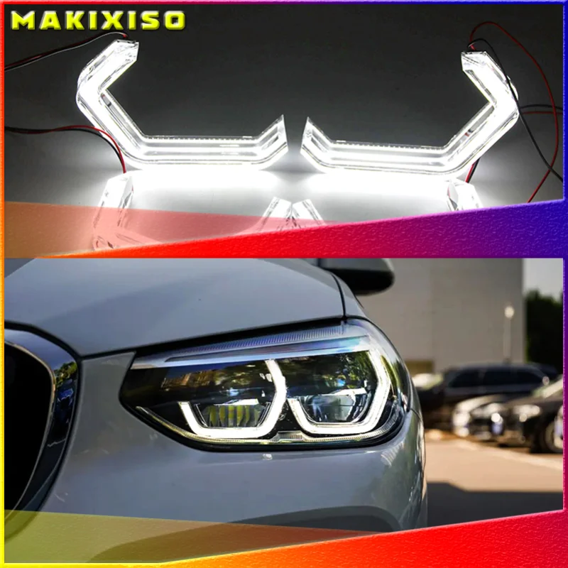 4Pcs M4 Iconic Style LED Crystal Angel Eye Kit Eyes Kits For BMW X3 E83 F25 X5 E70 F15 F85 X6 E71 E72 Z4 E85 E86 E89
4Pcs M4 Iconic Style LED Crystal Angel Eye Kit Eyes Kits For BMW X3 E83 F25 X5 E70 F15 F85 X6 E71 E72 Z4 E85 E86 E89