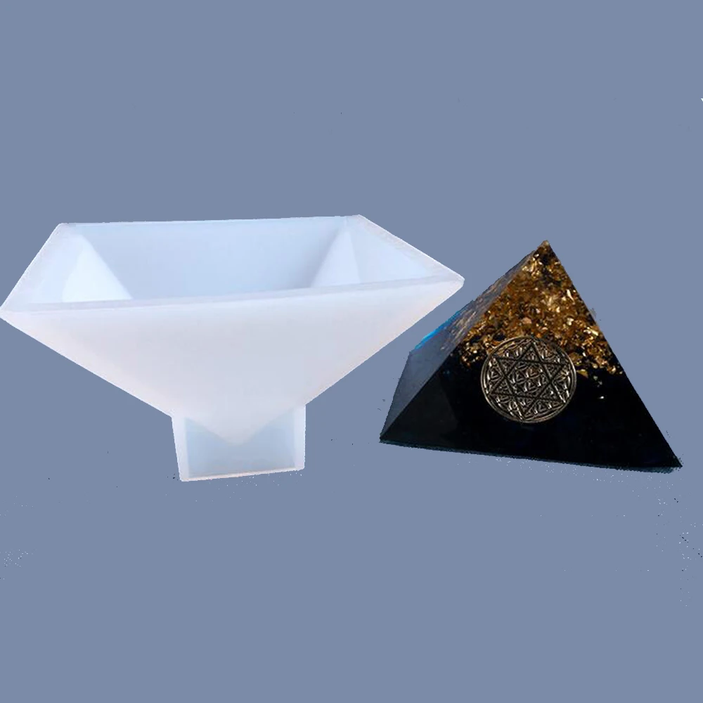 Big 11CM Pyramid shape Silicone Mold 3D UV Resin Epoxy Mold epoxy resin molds for jewelry craft making Ornament art
Big 11CM Pyramid shape Silicone Mold 3D UV Resin Epoxy Mold epoxy resin molds for jewelry craft making Ornament art