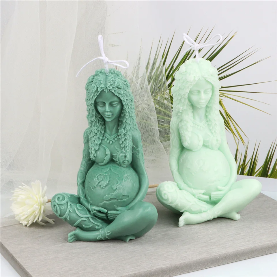 Mother Earth Body Silicone Candle Mold Bring Up Decor Aroma Curvy Nude Pregnancy Crystal Statue Painted Figurine Wax Tool
Mother Earth Body Silicone Candle Mold Bring Up Decor Aroma Curvy Nude Pregnancy Crystal Statue Painted Figurine Wax Tool