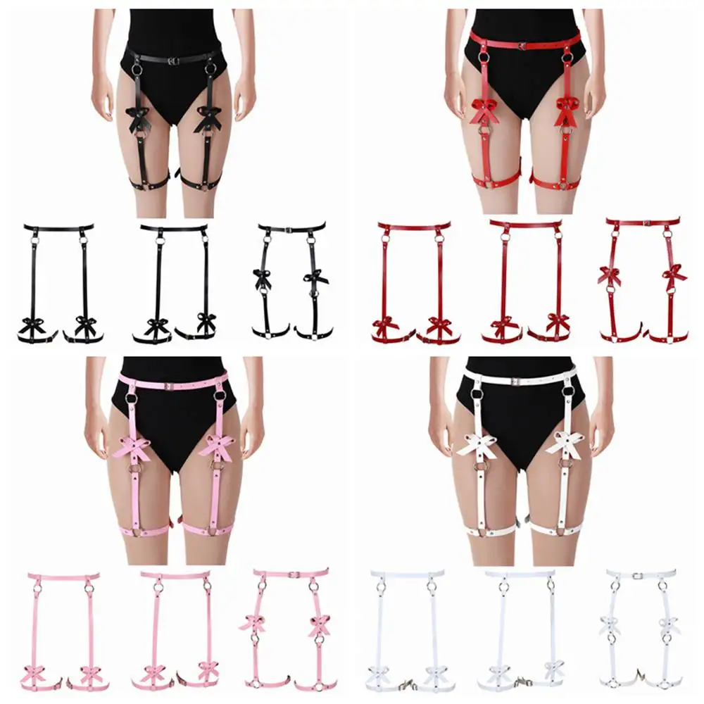 Leg Leather Garters Bow Accessories Harness Women Sexy Harajuku Body Bondage Cage Sculpting Adjust Waist Belt Suspenders Punk
Leg Leather Garters Bow Accessories Harness Women Sexy Harajuku Body Bondage Cage Sculpting Adjust Waist Belt Suspenders Punk