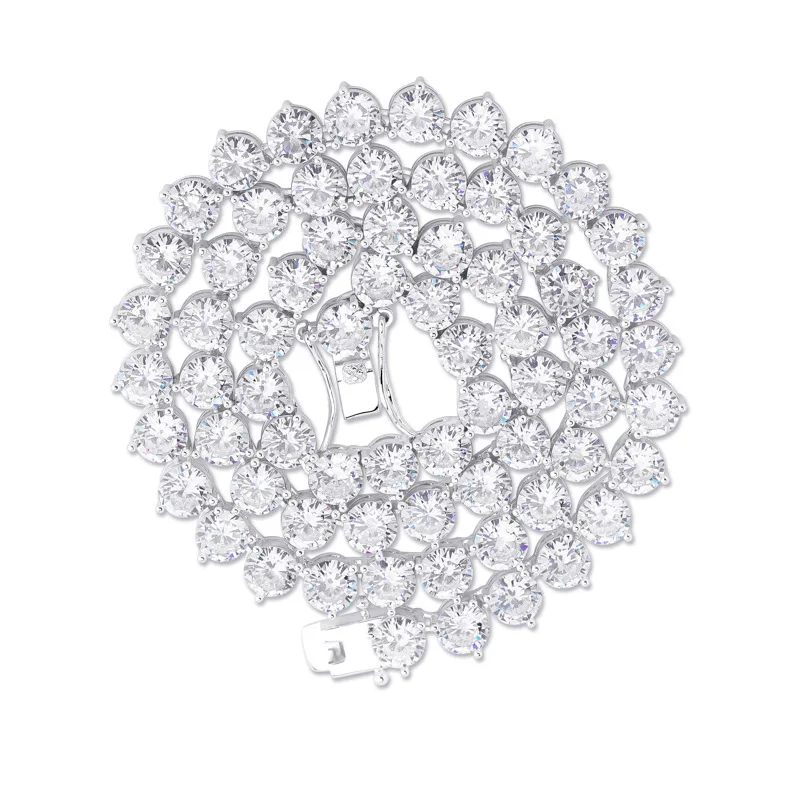 4mm-6mm Hip Hop 3 Claw Set 3A+ CZ Stone Bling Iced Out Tennis Link Chain Chokers Necklaces for Men Women Unisex Rapper Jewelry
4mm-6mm Hip Hop 3 Claw Set 3A+ CZ Stone Bling Iced Out Tennis Link Chain Chokers Necklaces for Men Women Unisex Rapper Jewelry