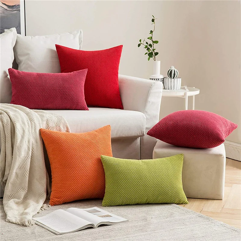 Nordic Corduroy Cushion Cover, Decorative Pillows for Sofa, Living Room, Car, Solid Color, Home Decor, 45*45
Nordic Corduroy Cushion Cover, Decorative Pillows for Sofa, Living Room, Car, Solid Color, Home Decor, 45*45