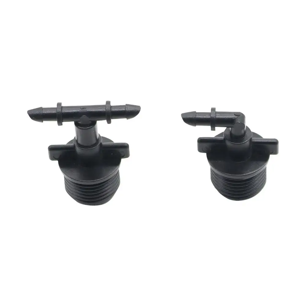 4mm Interface Threaded Connector 1/2" Male Thread to 4/7mm hose Interface Elbow Tee Coupling Adapter Irrigation Connector 50Pcs
4mm Interface Threaded Connector 1/2" Male Thread to 4/7mm hose Interface Elbow Tee Coupling Adapter Irrigation Connector 50Pcs