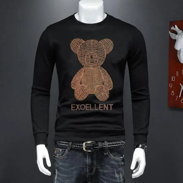 Autumn and winter Men's Rhinestone hoodies Casual Sweatshirts 2021 Brand Sportswear
Autumn and winter Men's Rhinestone hoodies Casual Sweatshirts 2021 Brand Sportswear