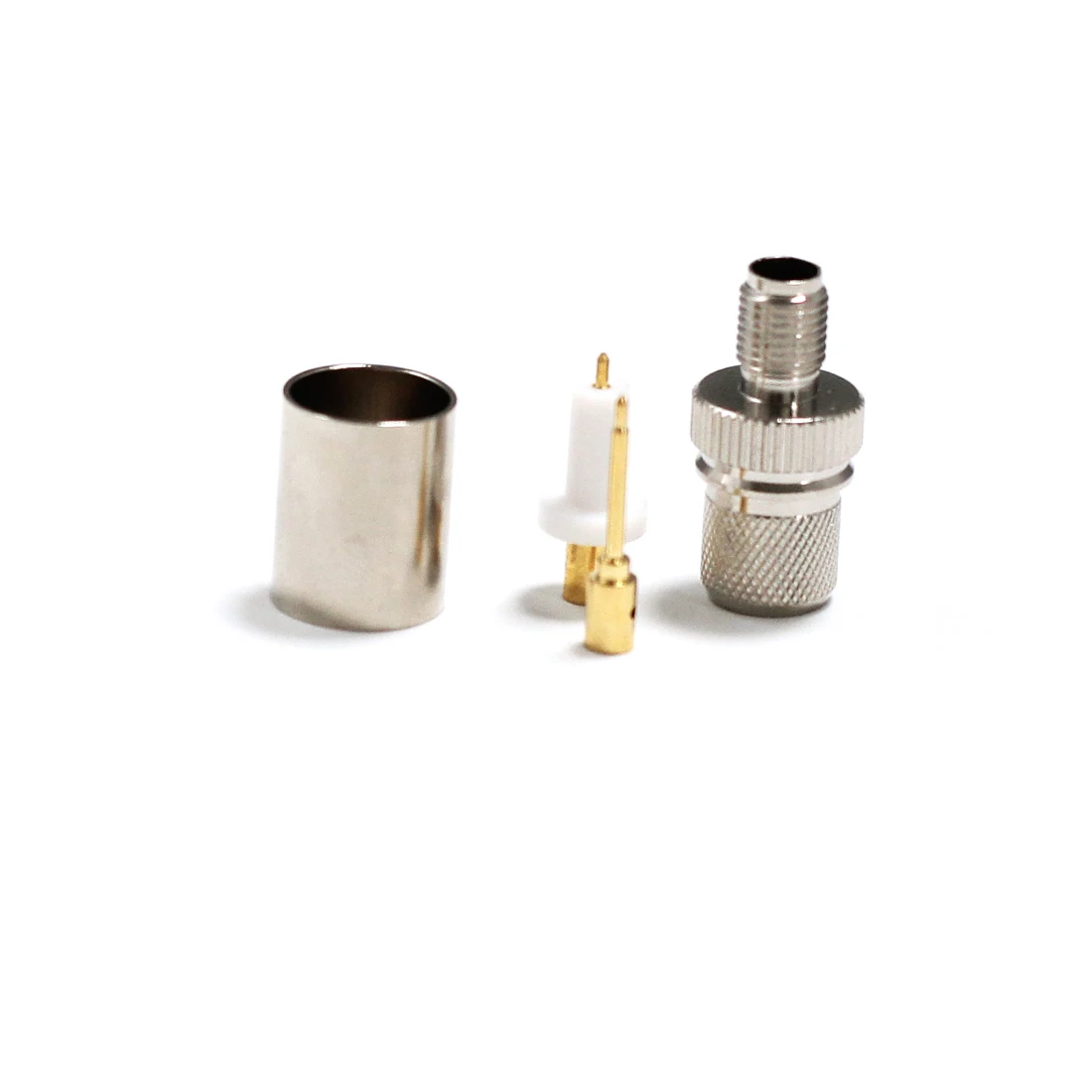 1PC RP-SMA Female Jack RF Coax Connector Crimp for RG8,RG213,LMR400 straight Nickelplated NEW wholesale
1PC RP-SMA Female Jack RF Coax Connector Crimp for RG8,RG213,LMR400 straight Nickelplated NEW wholesale