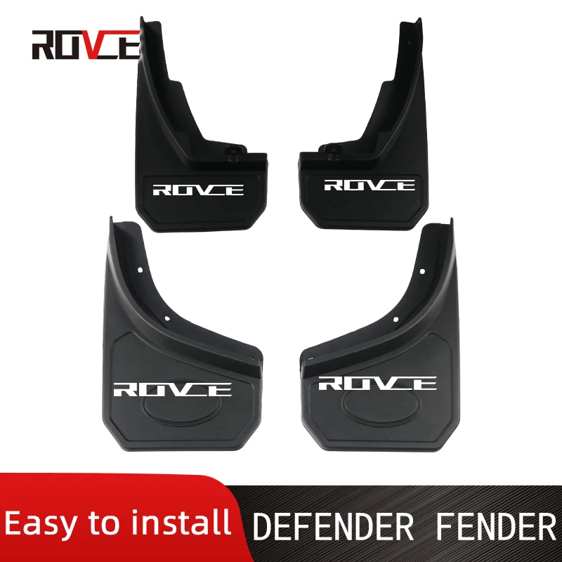 ROVCE Car Front Rear Mudflaps Splash Guards Mudguards Dirty Traps Mudflaps For Land Rover Defender 2020-2022 L663 Accessories
ROVCE Car Front Rear Mudflaps Splash Guards Mudguards Dirty Traps Mudflaps For Land Rover Defender 2020-2022 L663 Accessories