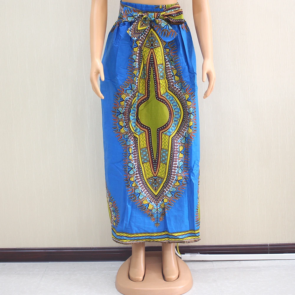African Women's Skirt Cotton Wax Pocket Elastic Waist Dashiki with Sashes Fashion Print Long Skirt
African Women's Skirt Cotton Wax Pocket Elastic Waist Dashiki with Sashes Fashion Print Long Skirt