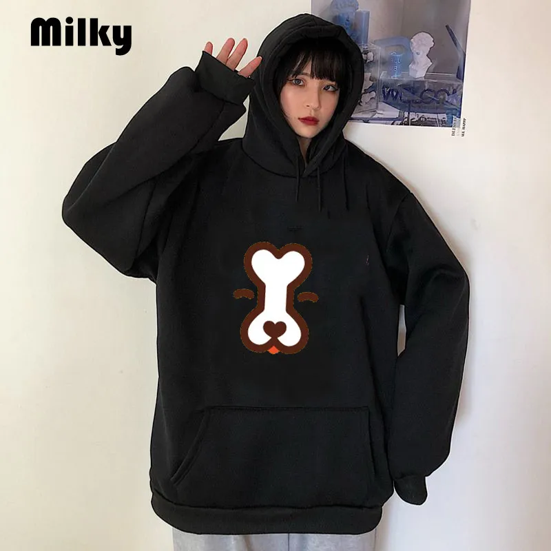 Harajuku Hoodie Cute Dog Print Korea Wild Winter Clothes Women Streetwear 13 Styles Women Top Long Sleeve Loose Sweatshirt Women
Harajuku Hoodie Cute Dog Print Korea Wild Winter Clothes Women Streetwear 13 Styles Women Top Long Sleeve Loose Sweatshirt Women