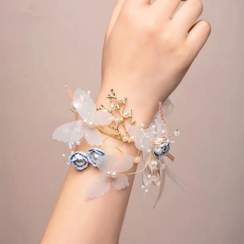 Wrist Flower for Bride and Bridesmaid Group, Hand Flower for Children Show, Wedding Supplies, Jewelry Accessories, 2 PCs
Wrist Flower for Bride and Bridesmaid Group, Hand Flower for Children Show, Wedding Supplies, Jewelry Accessories, 2 PCs