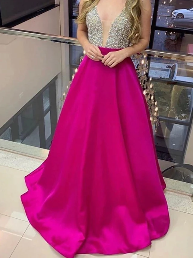 New Long Engagement Prom Dress 2025 V Neck Open Back Beading Sequins Evening Party Gown Vestidos De Fiesta فساتين السهرة
New Long Engagement Prom Dress 2025 V Neck Open Back Beading Sequins Evening Party Gown Vestidos De Fiesta فساتين السهرة