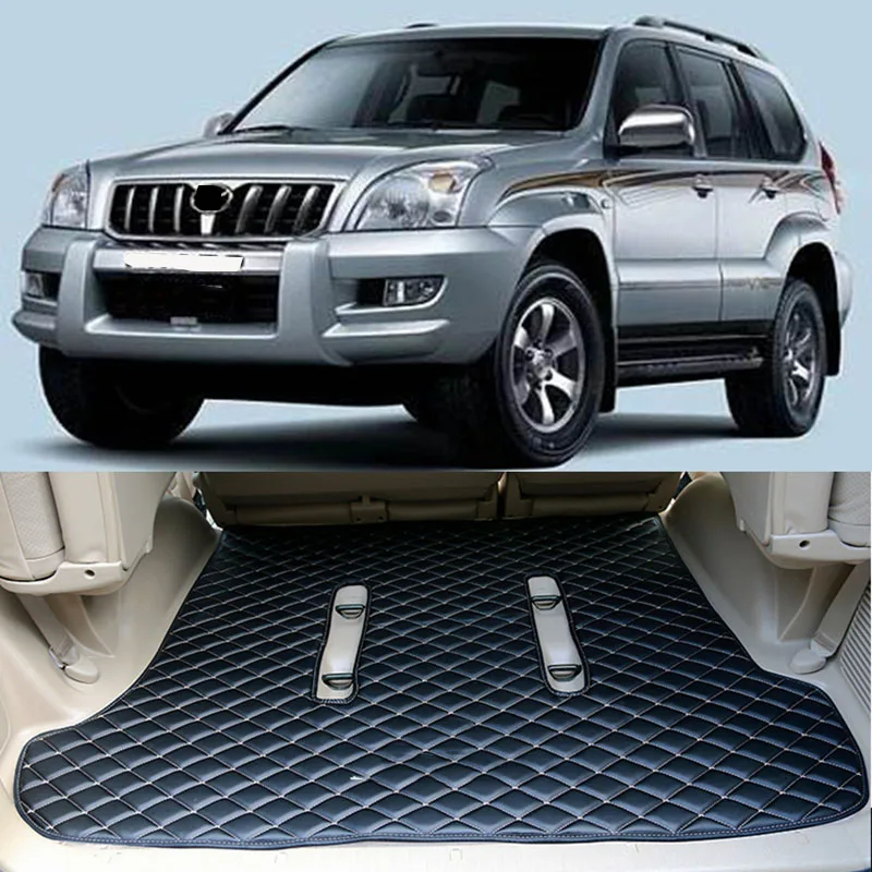 Для Toyota LC Prado Fj120 LC120 2700 4000 2003-2009 из искусственной кожи задний багажник Коврики для багажника защитный коврик для сиденья
Для Toyota LC Prado Fj120 LC120 2700 4000 2003-2009 из искусственной кожи задний багажник Коврики для багажника защитный коврик для сиденья