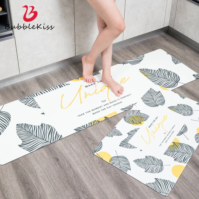 Bubble Kiss Home kitchen Carpet PVC Leaves Pattern Rug Oil-Proof Kitchen Mat Non-Slip Floor Mat Fashion Kitchen Decor Area Rug
Bubble Kiss Home kitchen Carpet PVC Leaves Pattern Rug Oil-Proof Kitchen Mat Non-Slip Floor Mat Fashion Kitchen Decor Area Rug