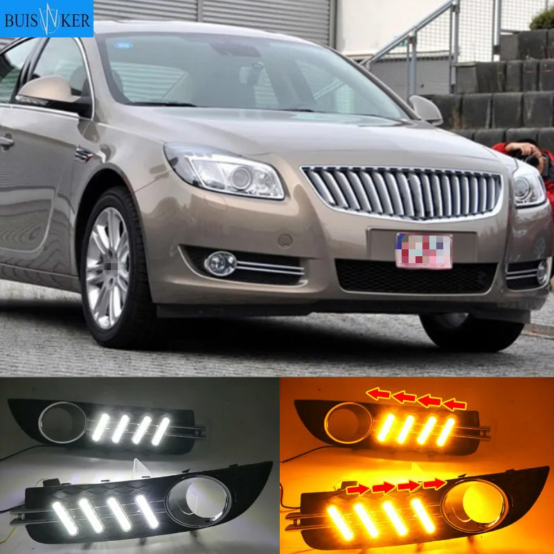 2PCS For Buick Regal 2009-2013 LED DRL Daytime Running Light Daylight With Turn Signal Lamp
2PCS For Buick Regal 2009-2013 LED DRL Daytime Running Light Daylight With Turn Signal Lamp