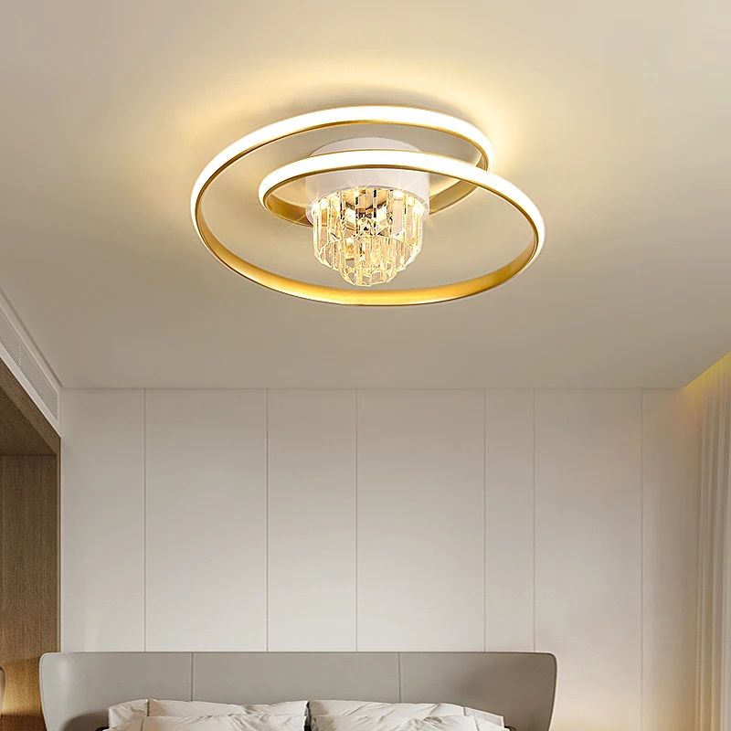 Modern LED Ceiling Lights With Remote control Simple crystal lamp for Living room Bedroom Home indoor Lighting Decorate Lamps
Modern LED Ceiling Lights With Remote control Simple crystal lamp for Living room Bedroom Home indoor Lighting Decorate Lamps