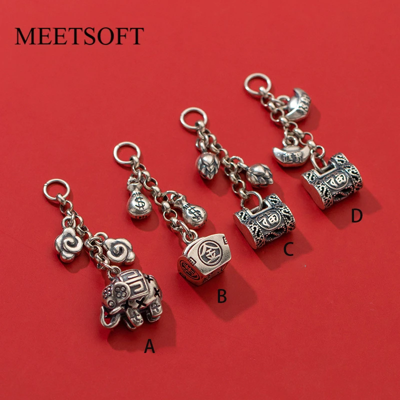 MEETSOFT, серебро 925 пробы, ретро, слон, бутон, замок на удачу, слитки, кисточка, подвеска «сделай сам», поставка ручной работы, прекрасное мастерство
MEETSOFT, серебро 925 пробы, ретро, слон, бутон, замок на удачу, слитки, кисточка, подвеска «сделай сам», поставка ручной работы, прекрасное мастерство