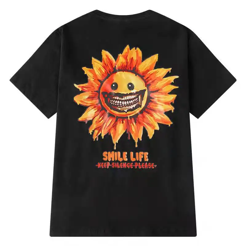 Summer New Trend All-Match Cotton Printed Short-Sleeved T-Shirt Unisex Casual Youth Round Neck Fashion Top Soft And Comfortable
Summer New Trend All-Match Cotton Printed Short-Sleeved T-Shirt Unisex Casual Youth Round Neck Fashion Top Soft And Comfortable