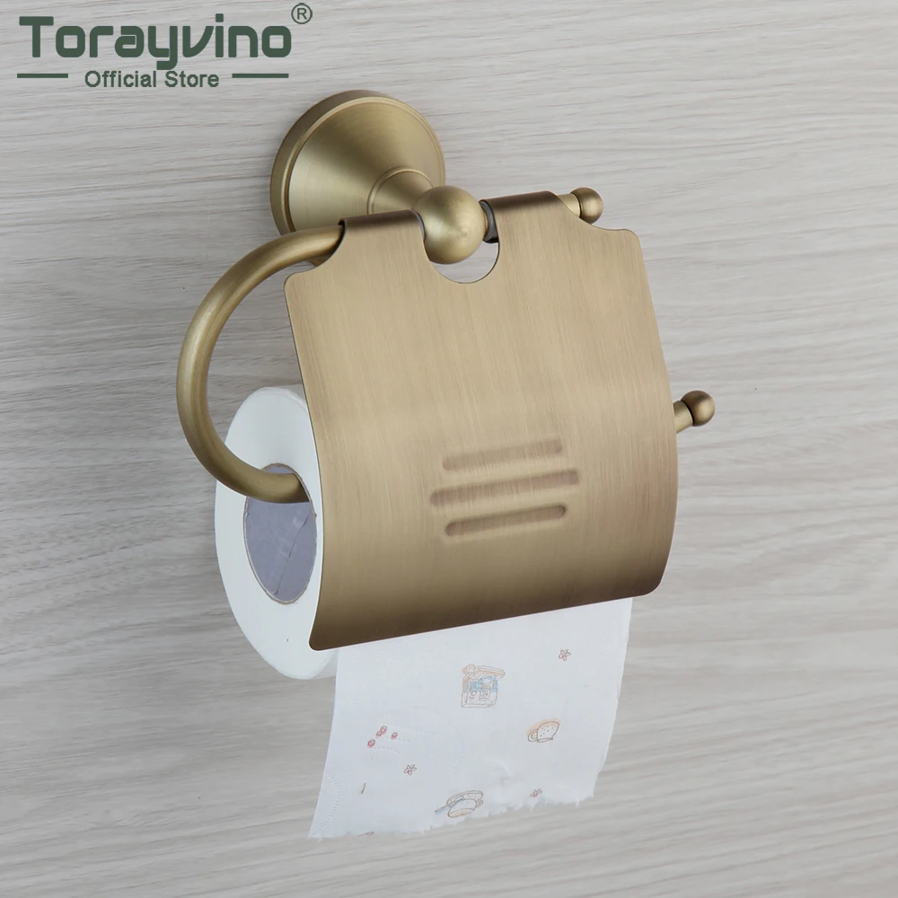 Torayvino Antique Brass Wall Mounted Toilet Paper Holder Accessories Stainless Steel Roll Paper Holders Tissue Boxes With Cover
Torayvino Antique Brass Wall Mounted Toilet Paper Holder Accessories Stainless Steel Roll Paper Holders Tissue Boxes With Cover