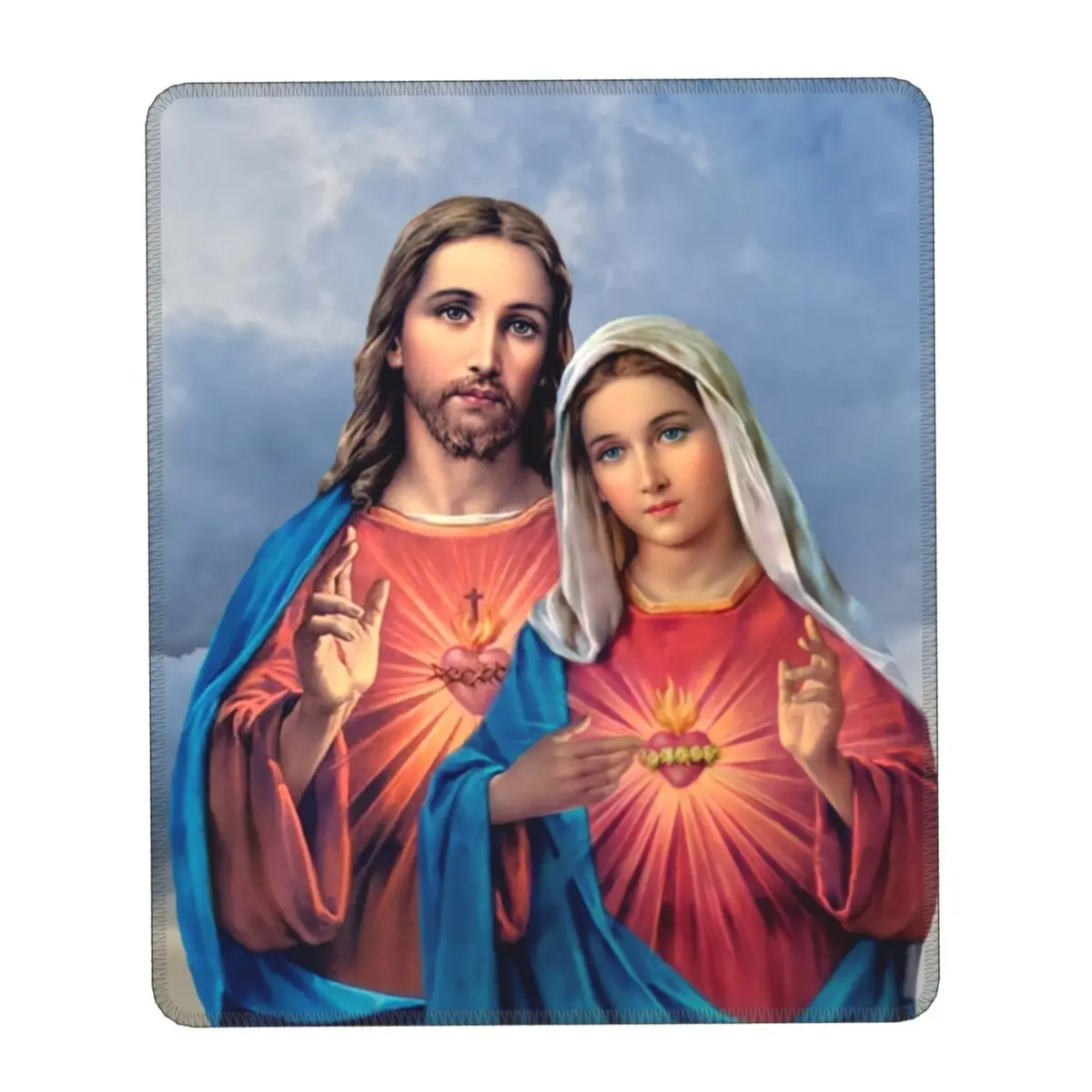 Коврик для мыши с священными и безукоризненными сердцами, квадратный Нескользящий Резиновый коврик для мыши, игровой Настольный коврик для мыши для ноутбука, католический коврик для мыши с изображением Иисуса и Марии
Коврик для мыши с священными и безукоризненными сердцами, квадратный Нескользящий Резиновый коврик для мыши, игровой Настольный коврик для мыши для ноутбука, католический коврик для мыши с изображением Иисуса и Марии