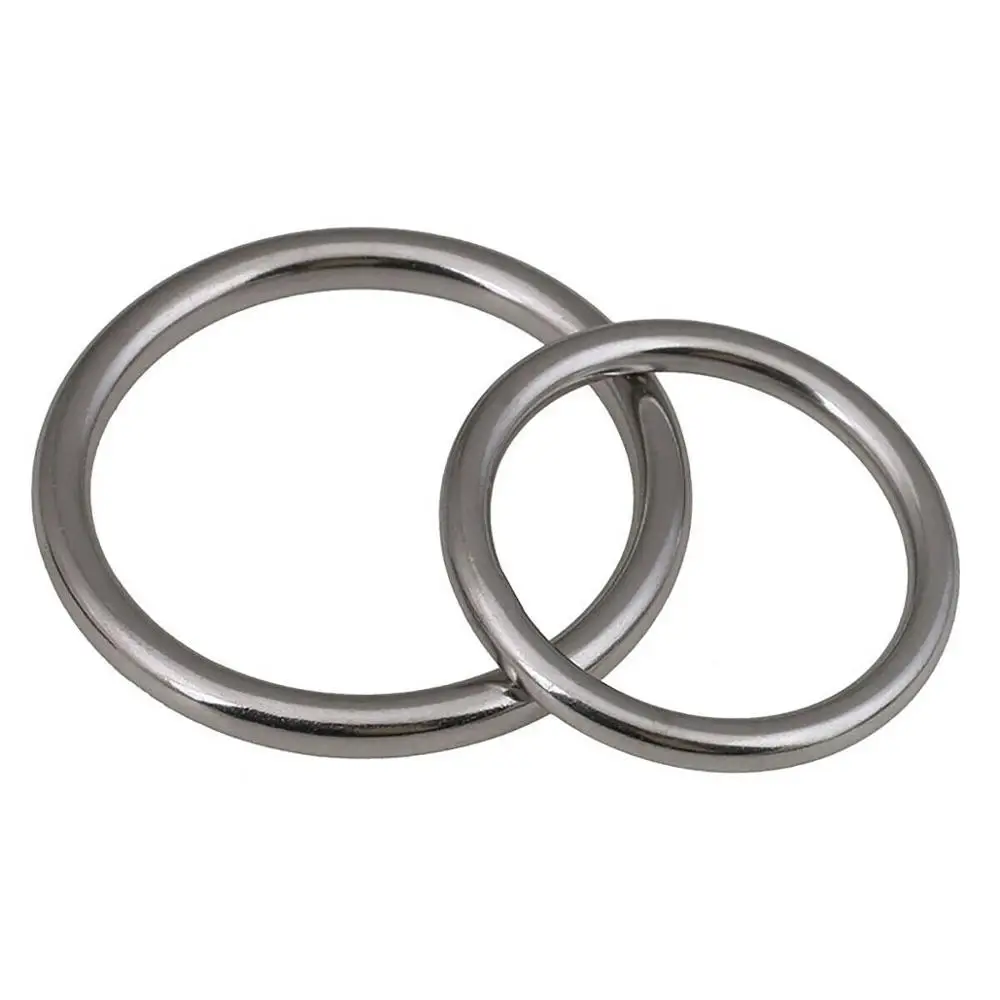 Heavy Duty Welded Round Rings M3-M16 Smooth Solid O Ring 304 Stainless Steel For Rigging Marine Boat Hammock Yoga Hanging Ring
Heavy Duty Welded Round Rings M3-M16 Smooth Solid O Ring 304 Stainless Steel For Rigging Marine Boat Hammock Yoga Hanging Ring