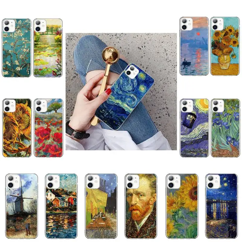Van Gogh Oil Painting Monet Oil Painting Phone Case For iPhone 12 11Pro XS MAX XR 7 8 6 Plus 5 5S SE 12 mini SE2
Van Gogh Oil Painting Monet Oil Painting Phone Case For iPhone 12 11Pro XS MAX XR 7 8 6 Plus 5 5S SE 12 mini SE2