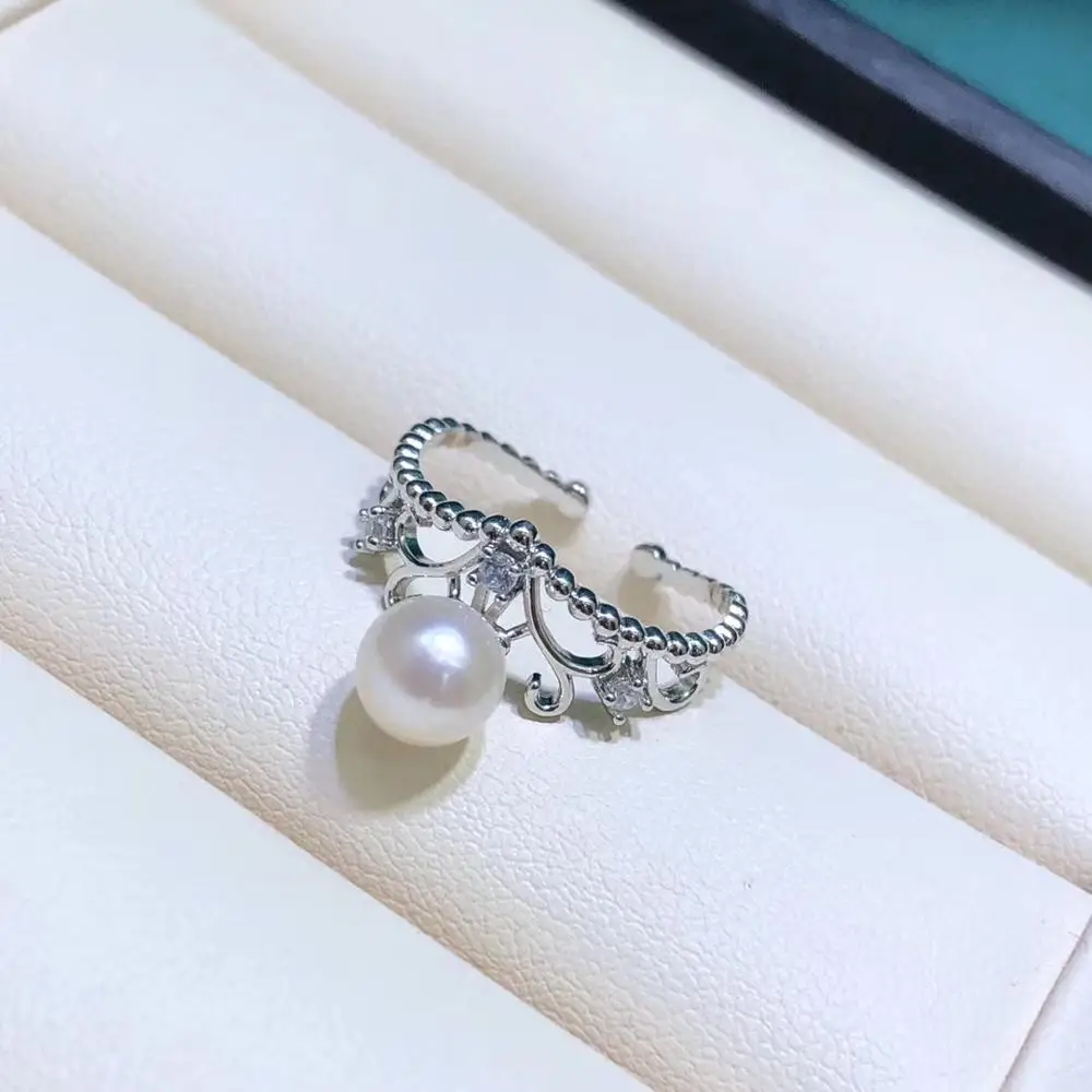 925 Sterling Silver Ring Finger Ring Base Settings Adjustable Ring Findings Jewelry Parts Fittings Accessories for Pearls
925 Sterling Silver Ring Finger Ring Base Settings Adjustable Ring Findings Jewelry Parts Fittings Accessories for Pearls